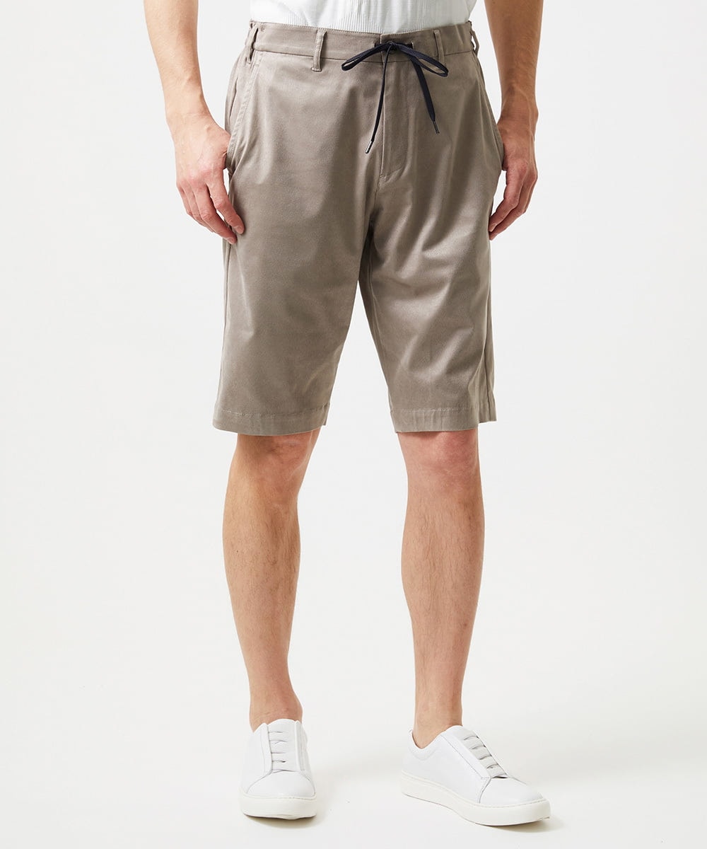 MNGHD57230 MICHEL KLEIN HOMME(ミッシェルクラン オム) 【セットアップ】スエードショートパンツ ベージュ