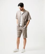 MNGHD57230 MICHEL KLEIN HOMME(ミッシェルクラン オム) 【セットアップ】スエードショートパンツ ベージュ