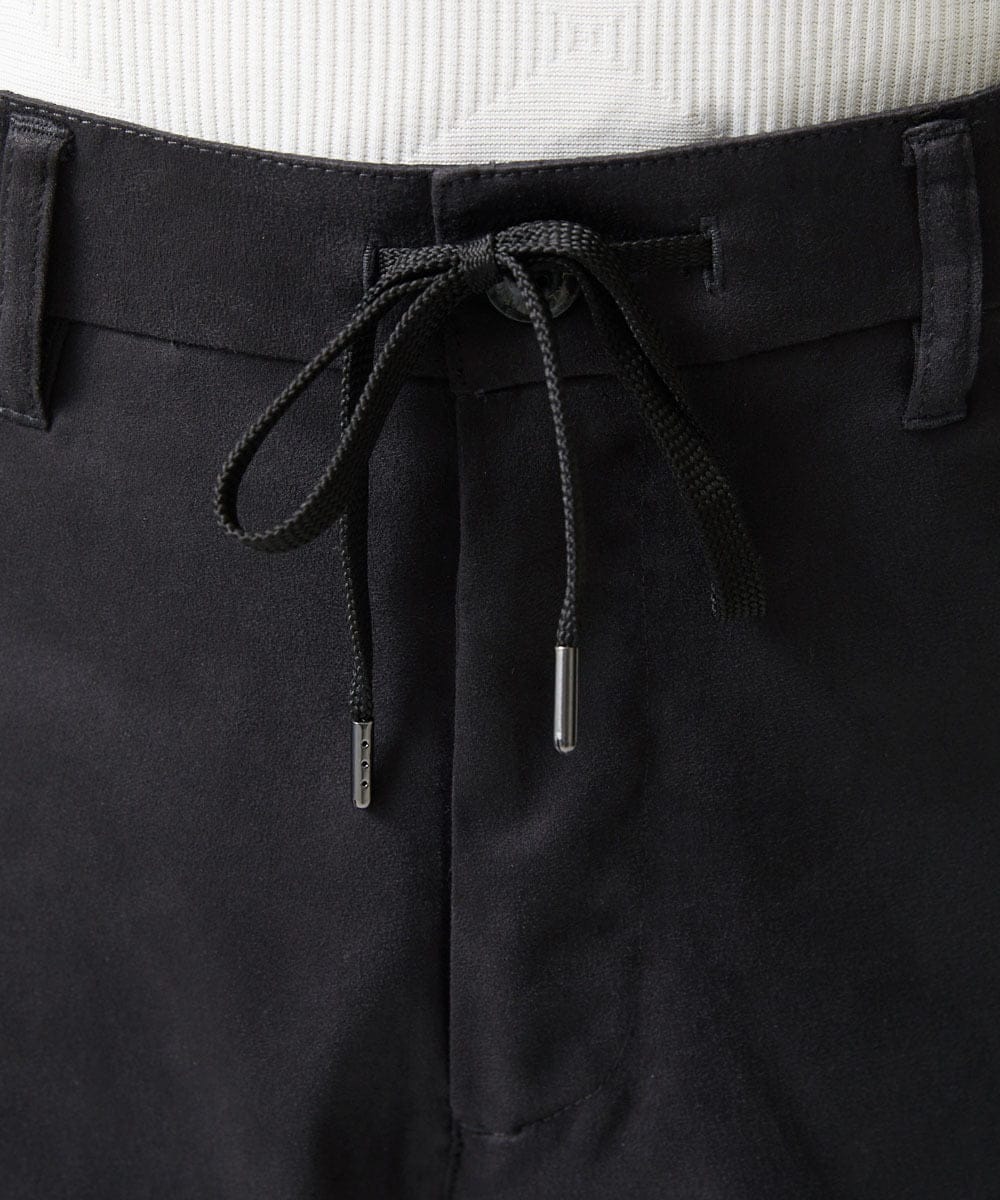 MNGHD57230 MICHEL KLEIN HOMME(ミッシェルクラン オム) 【セットアップ】スエードショートパンツ ブラック