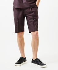 MNGJD51230 MICHEL KLEIN HOMME(ミッシェルクラン オム) 【セットアップ】ワンタックイージーショートパンツ パープル