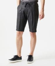 MNGJD51230 MICHEL KLEIN HOMME(ミッシェルクラン オム) 【セットアップ】ワンタックイージーショートパンツ ダークグレー
