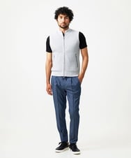 MNHAD50250 MICHEL KLEIN HOMME(ミッシェルクラン オム) ワンタックイージーパンツ ブルー