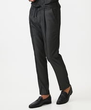 MNHAD50250 MICHEL KLEIN HOMME(ミッシェルクラン オム) ワンタックイージーパンツ ブラック
