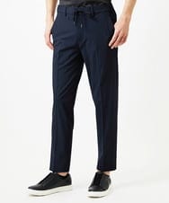 MNHGF52230 MICHEL KLEIN HOMME(ミッシェルクラン オム) ストライプ2WAY9分丈スラックスパンツ ネイビー