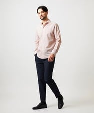 MNHGF52230 MICHEL KLEIN HOMME(ミッシェルクラン オム) ストライプ2WAY9分丈スラックスパンツ ネイビー