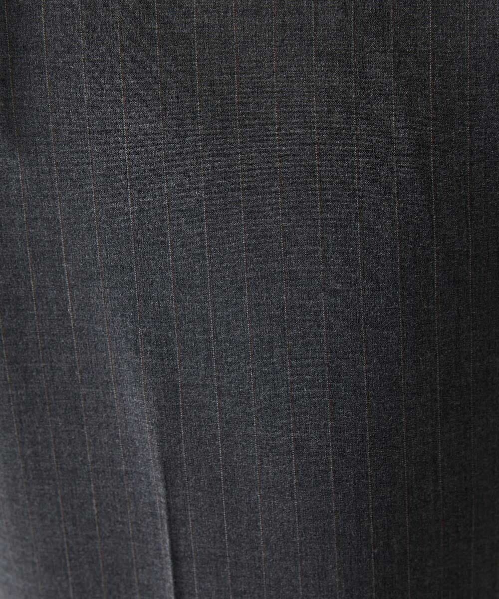 MNHGF52230 MICHEL KLEIN HOMME(ミッシェルクラン オム) ストライプ2WAY9分丈スラックスパンツ グレー