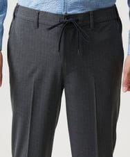 MNHGF52230 MICHEL KLEIN HOMME(ミッシェルクラン オム) ストライプ2WAY9分丈スラックスパンツ グレー