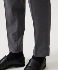 MNHGF54230 MICHEL KLEIN HOMME(ミッシェルクラン オム) 9分丈セミイージースラックスパンツ ダークグレー