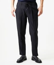 MNHGF54230 MICHEL KLEIN HOMME(ミッシェルクラン オム) 9分丈セミイージースラックスパンツ ブラック