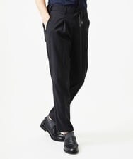 MNHGF54230 MICHEL KLEIN HOMME(ミッシェルクラン オム) 9分丈セミイージースラックスパンツ ブラック