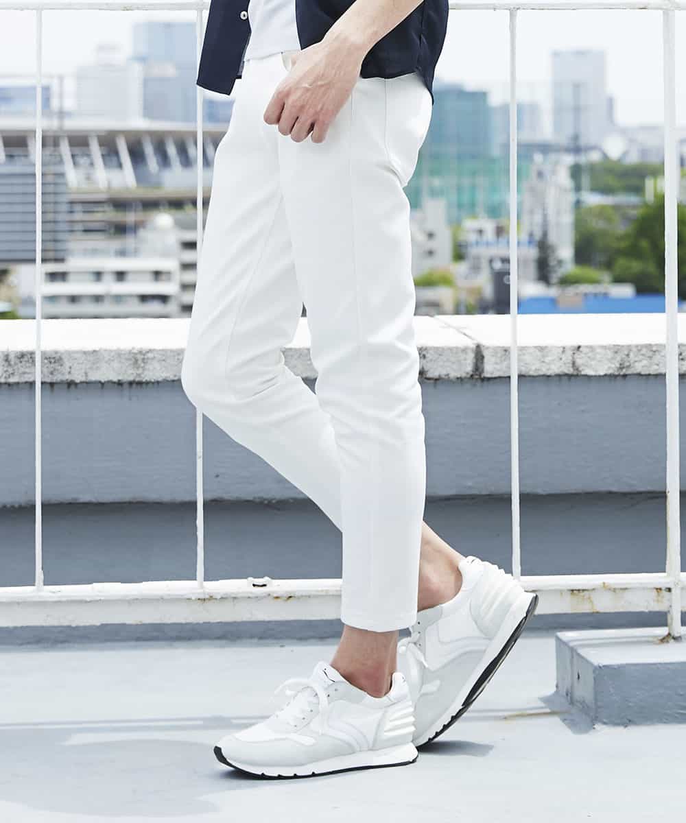 Michel Klein Homme ミッシェルクラン オム 透けない クロップドパンツ プレビアボディシェル イトキンオンラインストア Michel Klein Homme ミッシェルクラン オム 透けない クロップドパンツ プレビアボディシェル イトキンオンラインストア