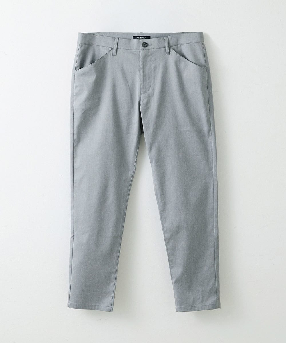 MNHGS35170 MICHEL KLEIN HOMME(ミッシェルクラン オム) クールツイルストレッチパンツ ライトグレー(91)