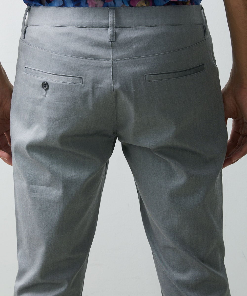 MNHGS35170 MICHEL KLEIN HOMME(ミッシェルクラン オム) クールツイルストレッチパンツ ライトグレー(91)