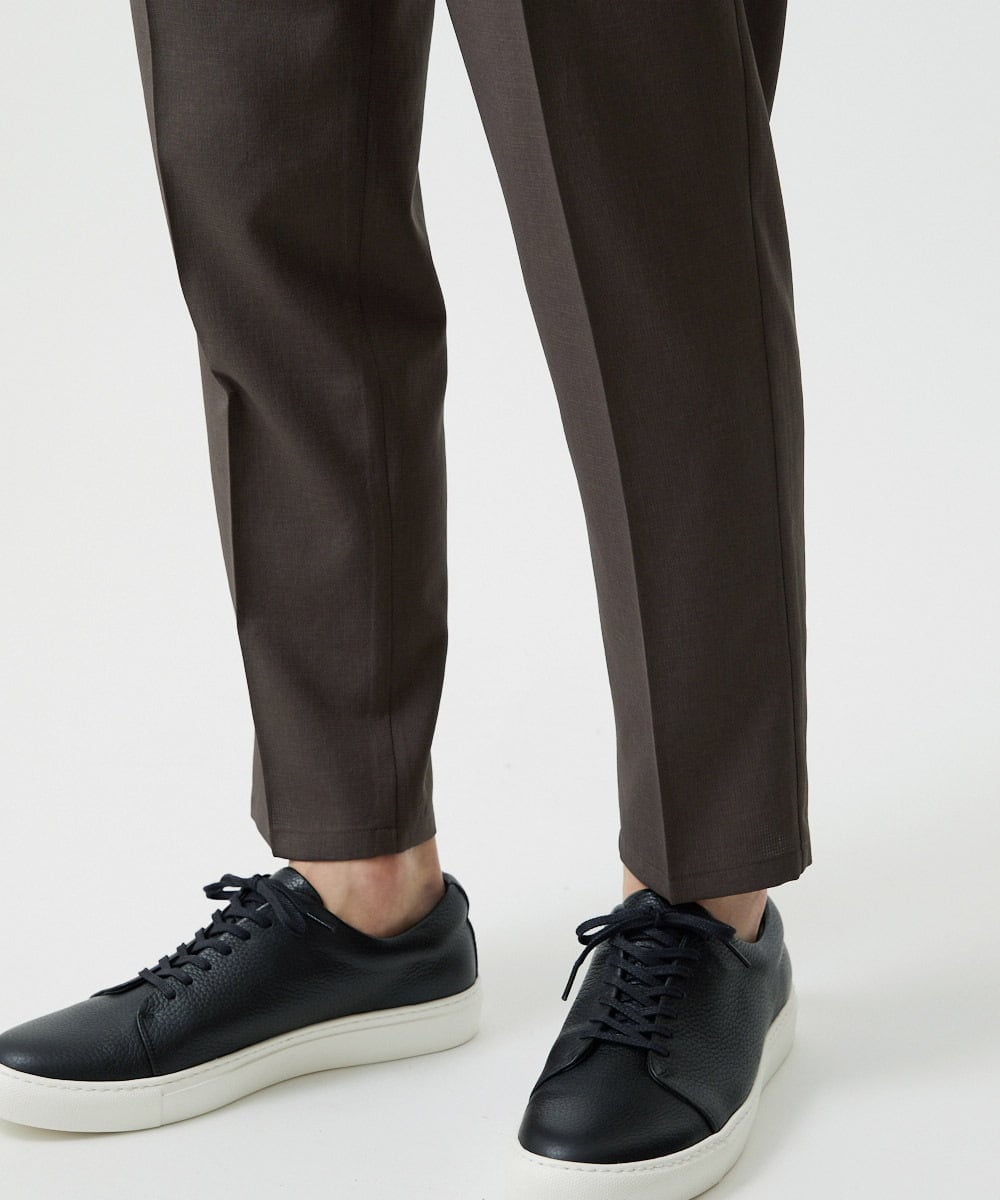 MNHIF51230 MICHEL KLEIN HOMME(ミッシェルクラン オム) クールスラックスイージーパンツ ブラウン