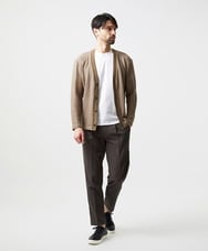 MNHIF51230 MICHEL KLEIN HOMME(ミッシェルクラン オム) クールスラックスイージーパンツ ブラウン