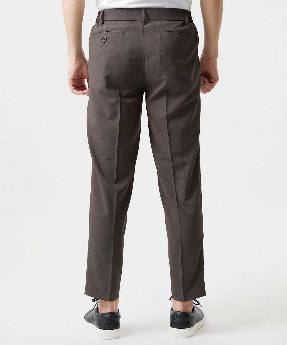 MNHIF51230 MICHEL KLEIN HOMME(ミッシェルクラン オム) クールスラックスイージーパンツ ブラウン