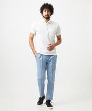 MNHJC02230 MICHEL KLEIN HOMME(ミッシェルクラン オム) ドライタッチイージーパンツ ライトブルー