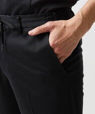 MNHJD63250 MICHEL KLEIN HOMME(ミッシェルクラン オム) 【セットアップ】9分丈ジャージースラックスパンツ ダークグレー