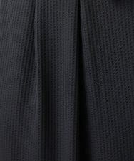 MNHJD64250 MICHEL KLEIN HOMME(ミッシェルクラン オム) サッカーストライプ織りワイドパンツ ダークグレー
