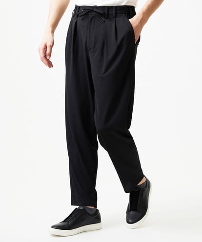 MNHJD64250  サッカーストライプ織りワイドパンツ