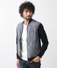 MNJAA50450 MICHEL KLEIN HOMME(ミッシェルクラン オム) コンビネーションMA-1ブルゾン ブラック