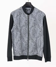 MNJAA50450 MICHEL KLEIN HOMME(ミッシェルクラン オム) コンビネーションMA-1ブルゾン ブラック