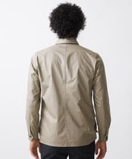 MNJAA55450 MICHEL KLEIN HOMME(ミッシェルクラン オム) ヴィンテージ調ツイルシャツジャケット セットアップ ベージュ