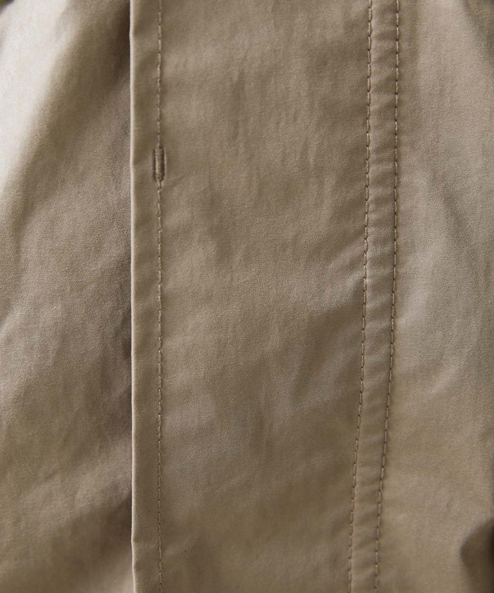 MNJAA55450 MICHEL KLEIN HOMME(ミッシェルクラン オム) ヴィンテージ調ツイルシャツジャケット セットアップ ベージュ
