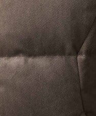 MNJAA56490 MICHEL KLEIN HOMME(ミッシェルクラン オム) トリコットベロアダウンベスト セットアップ ブラウン