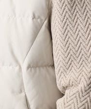 MNJAA57500 MICHEL KLEIN HOMME(ミッシェルクラン オム) コンビネーションダウンブルゾン オフホワイト