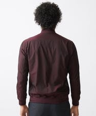 MNJAA59330 MICHEL KLEIN HOMME(ミッシェルクラン オム) リブ編みナイロンMA-1ブルゾン パープル