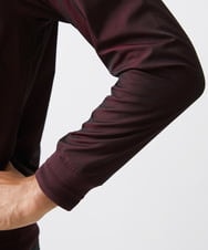 MNJAA59330 MICHEL KLEIN HOMME(ミッシェルクラン オム) リブ編みナイロンMA-1ブルゾン パープル