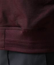 MNJAA59330 MICHEL KLEIN HOMME(ミッシェルクラン オム) リブ編みナイロンMA-1ブルゾン パープル
