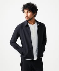 MNJAD56450 MICHEL KLEIN HOMME(ミッシェルクラン オム) 【撥水】ジップアップブルゾン ブラック