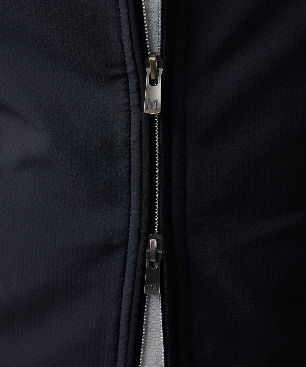 MNJAD56450 MICHEL KLEIN HOMME(ミッシェルクラン オム) 【撥水】ジップアップブルゾン ブラック