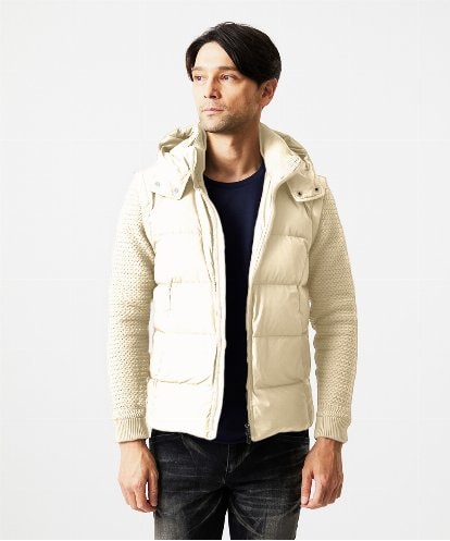 MNJAD57590 MICHEL KLEIN HOMME 2WAYダウンジャケット