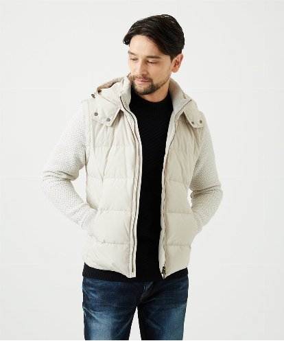 MNJAD57590 MICHEL KLEIN HOMME 2WAYダウンジャケット