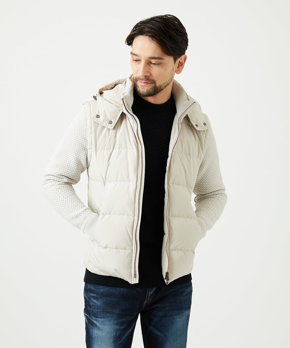 MNJAD57590 MICHEL KLEIN HOMME 2WAYダウンジャケット