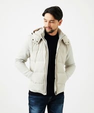 MNJAD57590 MICHEL KLEIN HOMME(ミッシェルクラン オム) 2WAYダウンジャケット アイボリー