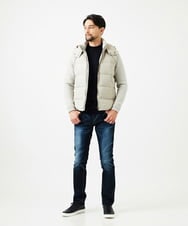 MNJAD57590 MICHEL KLEIN HOMME(ミッシェルクラン オム) 2WAYダウンジャケット アイボリー