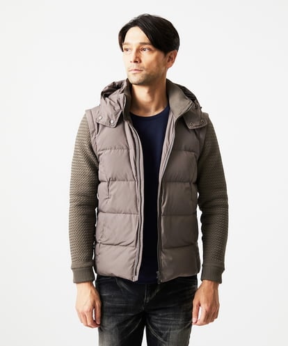 MNJAD57590 MICHEL KLEIN HOMME 2WAYダウンジャケット