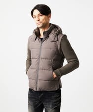 MNJAD57590 MICHEL KLEIN HOMME(ミッシェルクラン オム) 2WAYダウンジャケット ベージュ