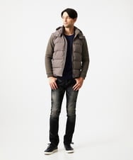 MNJAD57590 MICHEL KLEIN HOMME(ミッシェルクラン オム) 2WAYダウンジャケット ベージュ
