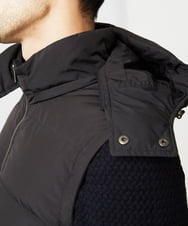 MNJAD57590 MICHEL KLEIN HOMME(ミッシェルクラン オム) 2WAYダウンジャケット ブラック