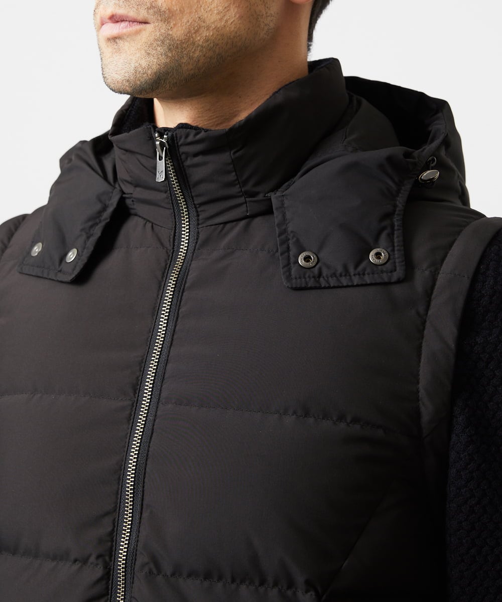 MNJAD57590 MICHEL KLEIN HOMME(ミッシェルクラン オム) 2WAYダウンジャケット ブラック