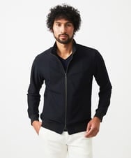 MNJAF01400 MICHEL KLEIN HOMME(ミッシェルクラン オム) スタンドカラートラックジャケット ブラック
