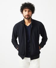 MNJAF01400 MICHEL KLEIN HOMME(ミッシェルクラン オム) スタンドカラートラックジャケット ブラック