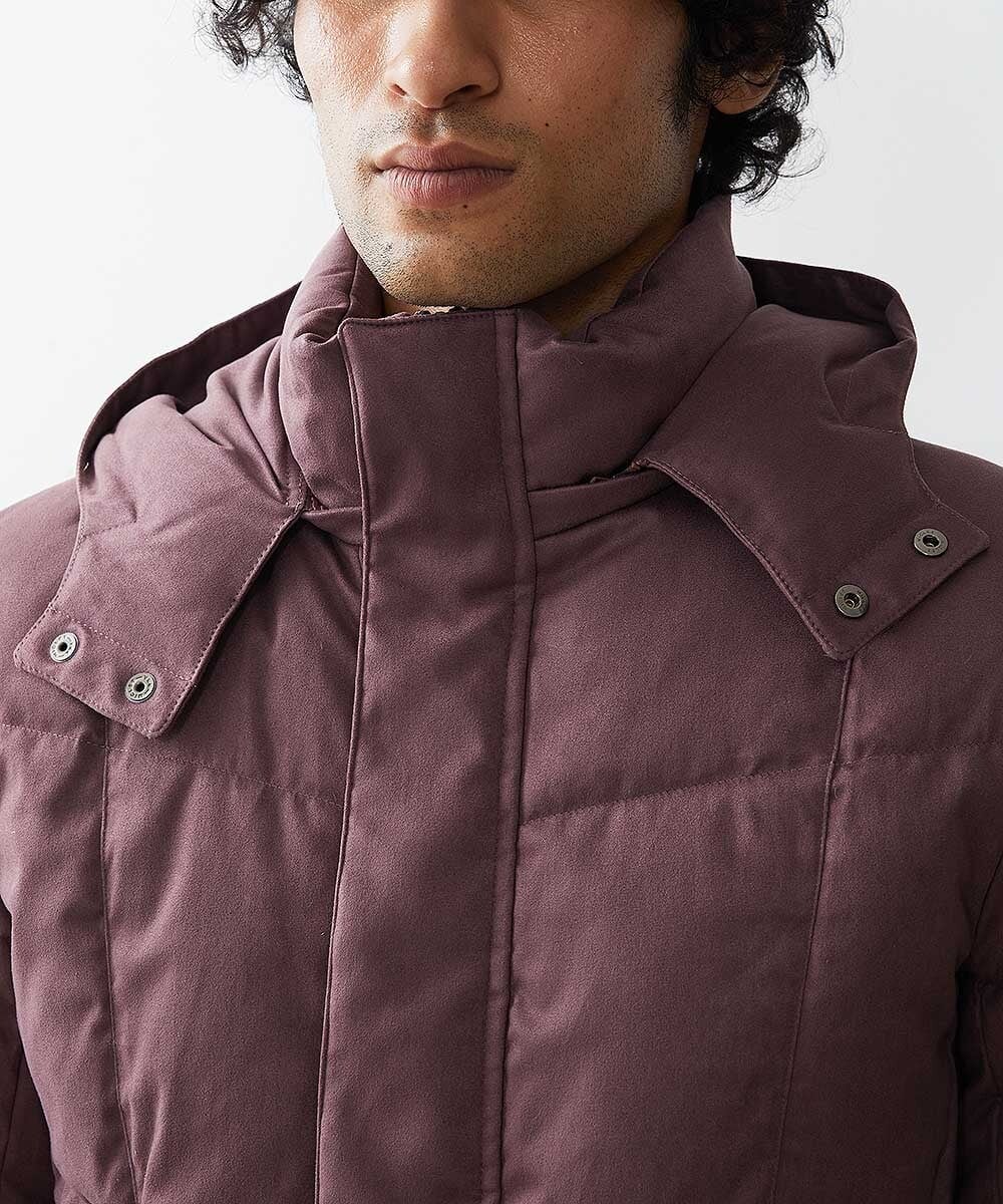 MNJAS45450 MICHEL KLEIN HOMME(ミッシェルクラン オム) ベジタブルスエードダウン パープル