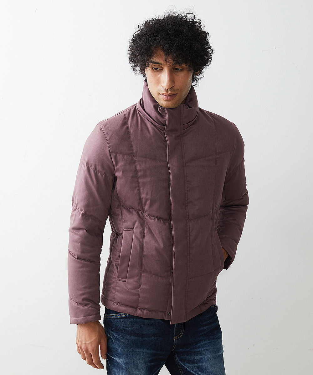 MNJAS45450 MICHEL KLEIN HOMME(ミッシェルクラン オム) ベジタブルスエードダウン パープル