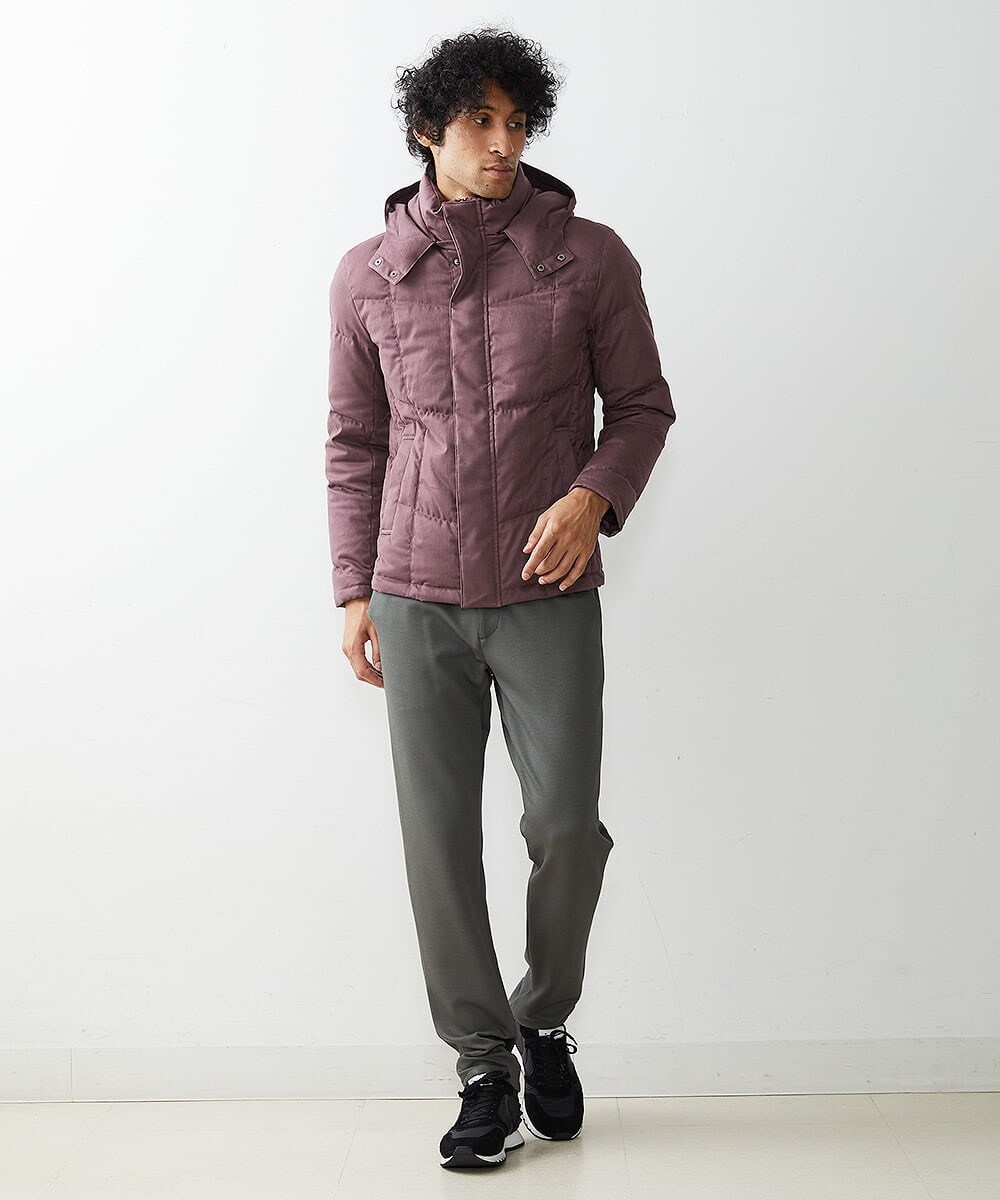 MNJAS45450 MICHEL KLEIN HOMME(ミッシェルクラン オム) ベジタブルスエードダウン パープル